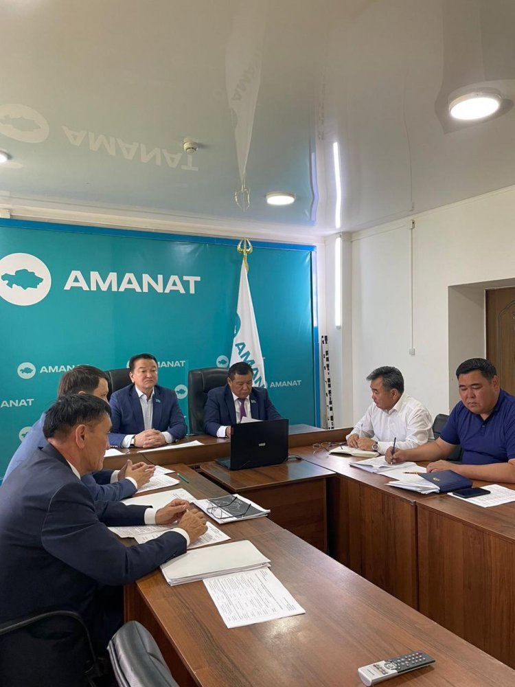 "Amanat” партиялық бақылау комитетінің мәжіліс өтті