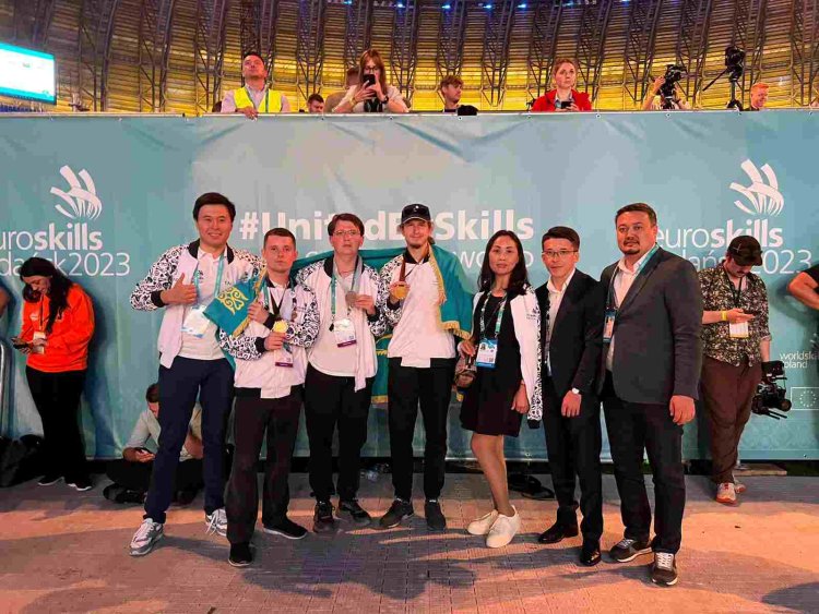 Қазақстан құрама командасы EuroSkills халықаралық чемпионатында екі медаль жеңіп алды