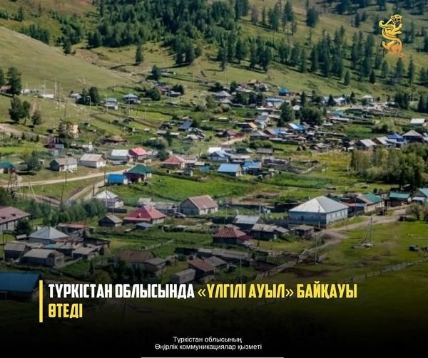 В Туркестанской области пройдет конкурс “Образцовый аул”