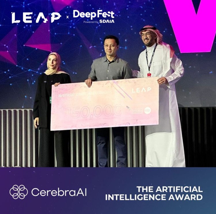CerebraAI стартапы Сауд Арабиясында $150K Community LEAP сыйлығын жеңіп алды   