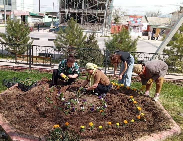 Түркістан: Қазығұртта “Таза Қазақстан” акциясы аясында сенбілік өтіп жатыр